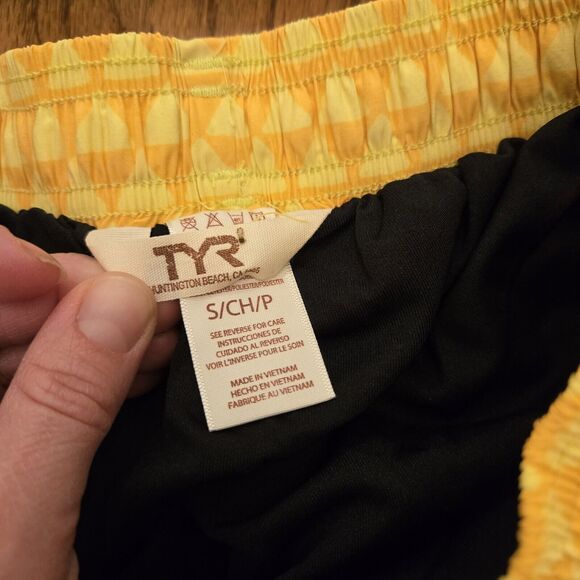 TYR Mens Small Orange Challenger Trunks - Picture 4 of 6